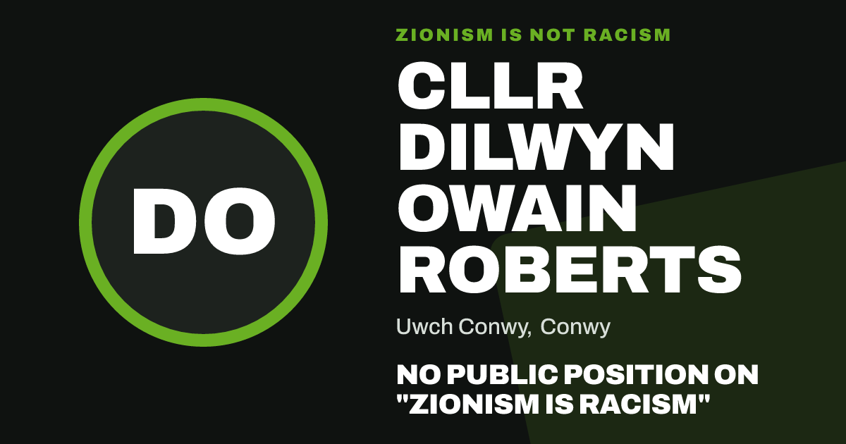 Share image: Cllr Dilwyn Owain Roberts, Uwch Conwy ward, Conwy
