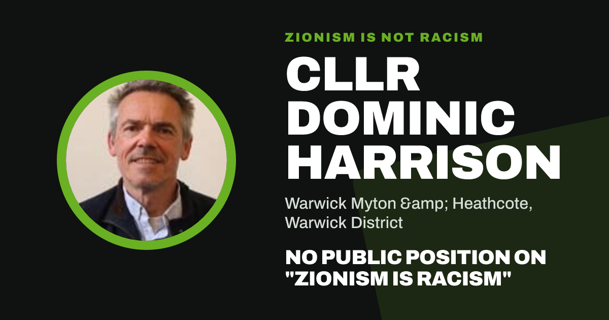 Share image: Cllr Dominic Harrison, Warwick Myton & Heathcote ward, Warwick District