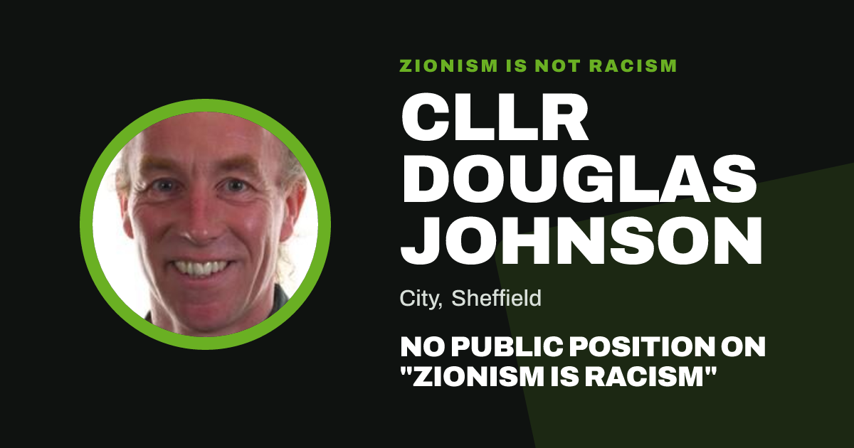 Share image: Cllr Douglas Johnson, City ward, Sheffield
