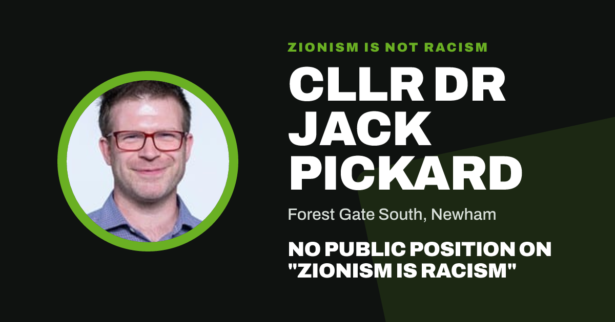 Share image: Cllr Dr Jack Pickard, Forest Gate South ward, Newham