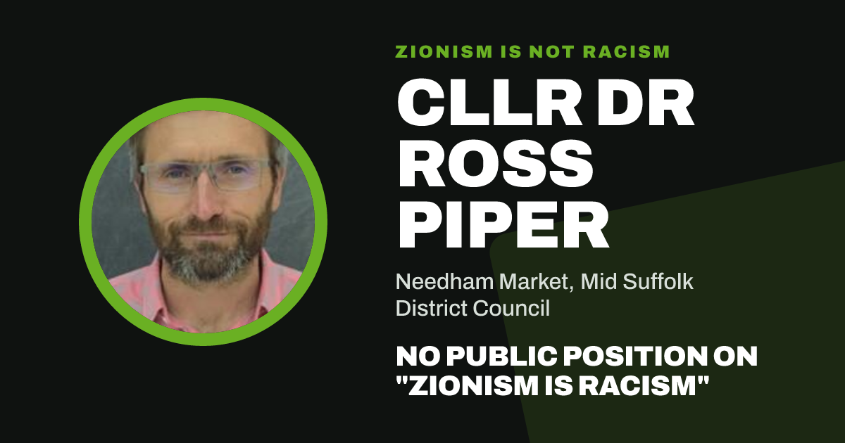 Share image: Cllr Dr Ross Piper, Needham Market ward, Mid Suffolk District Council