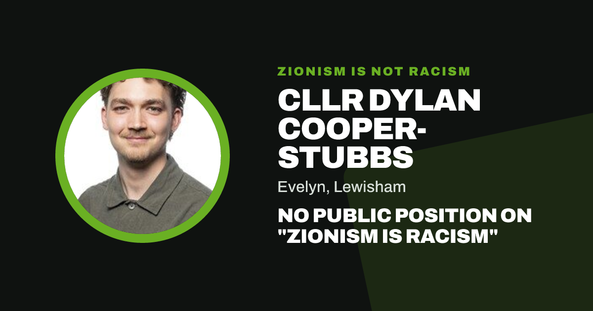 Share image: Cllr Dylan Cooper-Stubbs, Evelyn ward, Lewisham