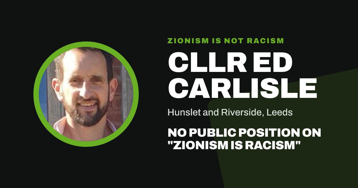 Share image: Cllr Ed Carlisle, Hunslet and Riverside ward, Leeds