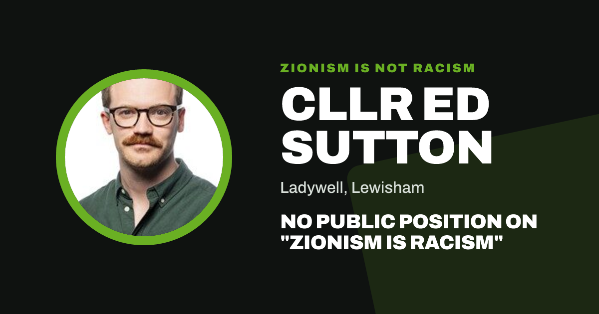 Share image: Cllr Ed Sutton, Ladywell ward, Lewisham