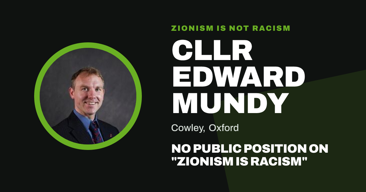 Share image: Cllr Edward Mundy, Cowley ward, Oxford