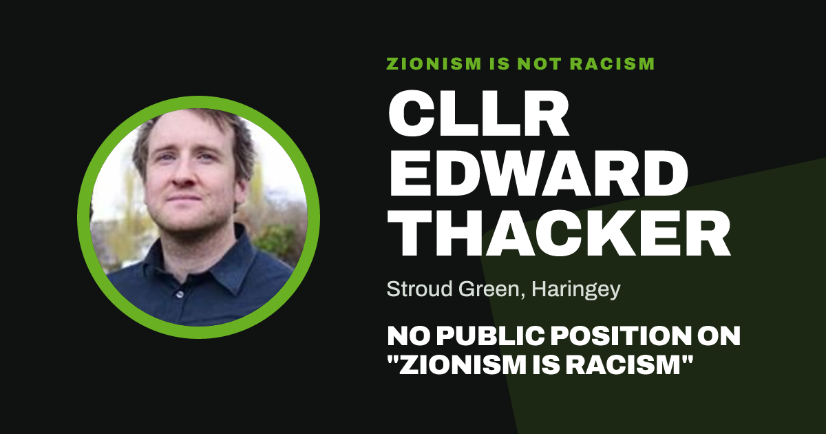 Share image: Cllr Edward Thacker, Stroud Green ward, Haringey