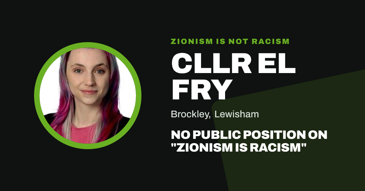 Share image: Cllr El Fry, Brockley ward, Lewisham