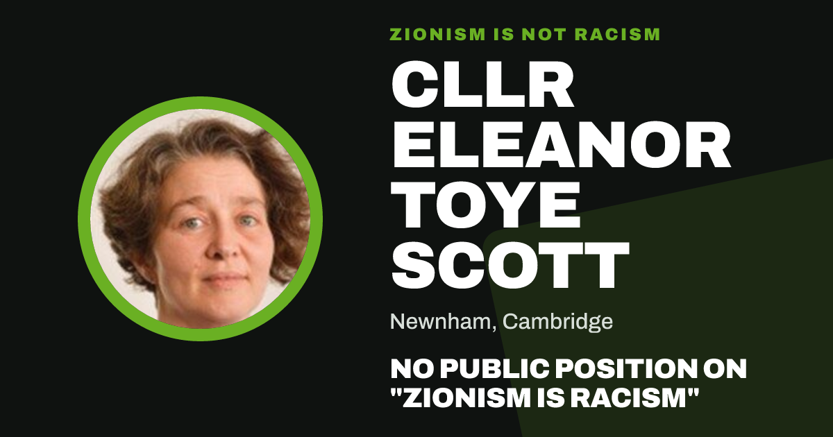 Share image: Cllr Eleanor Toye Scott, Newnham ward, Cambridge