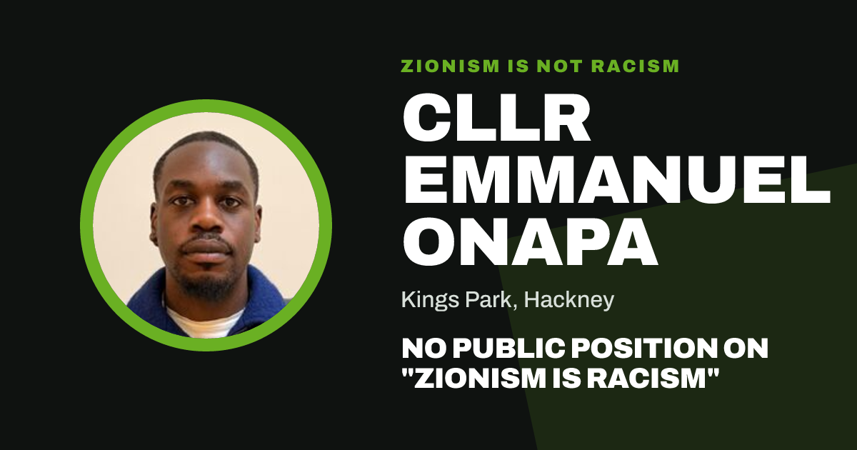 Share image: Cllr Emmanuel Onapa, Kings Park ward, Hackney