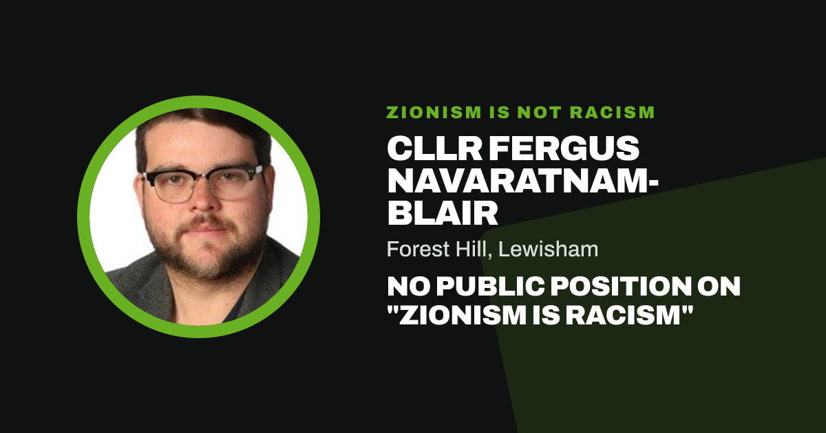 Share image: Cllr Fergus Navaratnam-Blair, Forest Hill ward, Lewisham