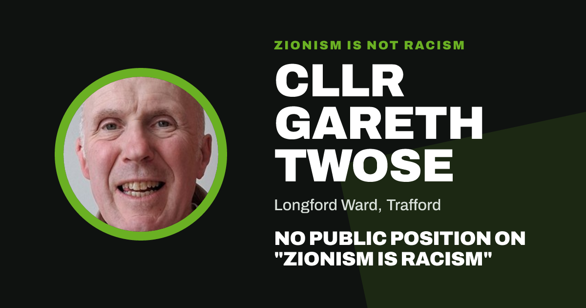 Share image: Cllr Gareth Twose, Longford Ward ward, Trafford