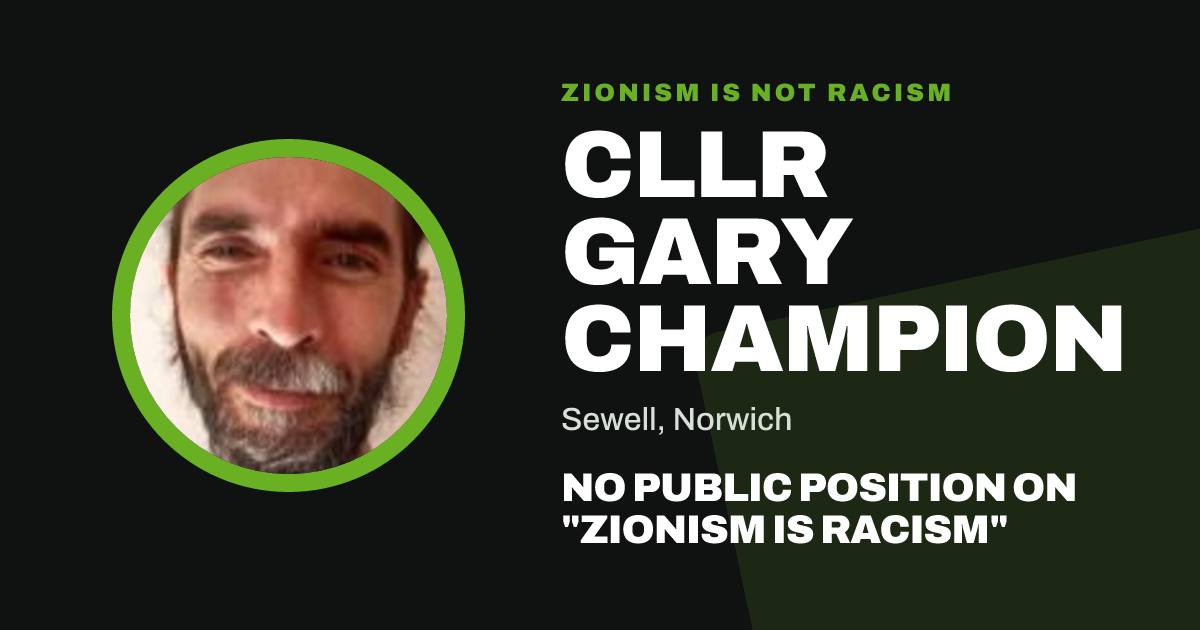 Share image: Cllr Gary Champion, Sewell ward, Norwich