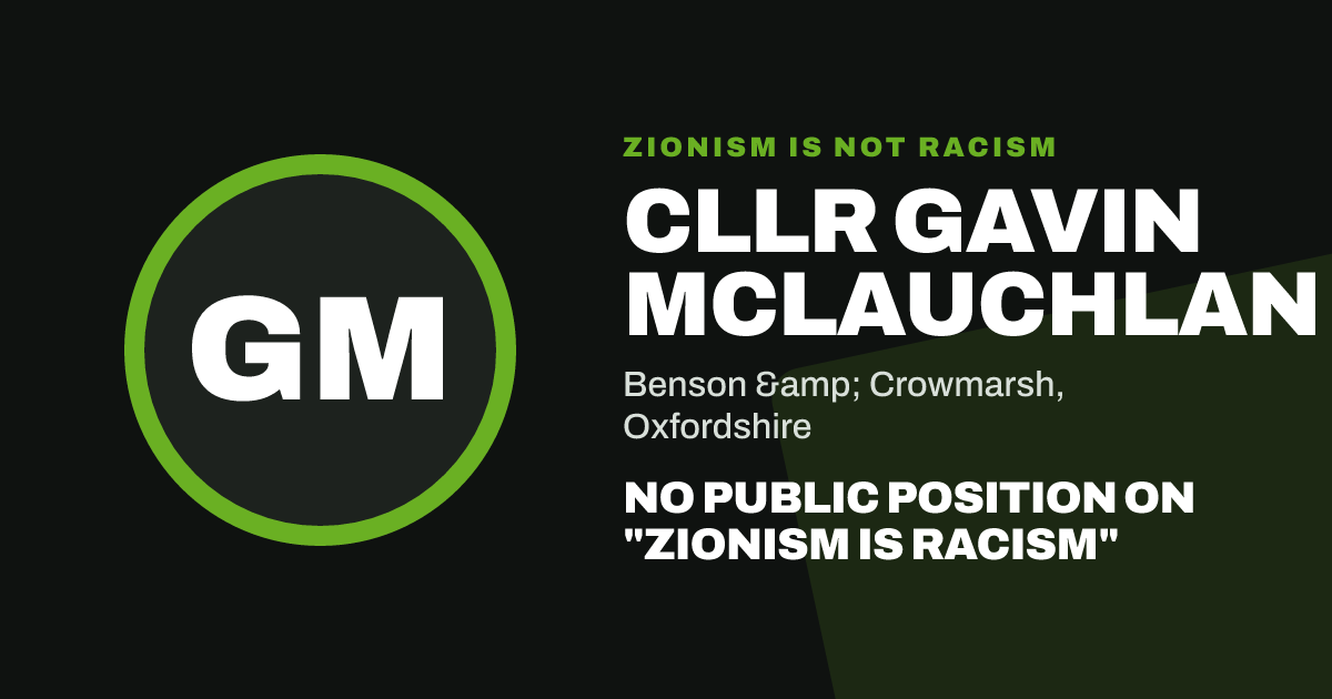 Share image: Cllr Gavin McLauchlan, Benson & Crowmarsh ward, Oxfordshire