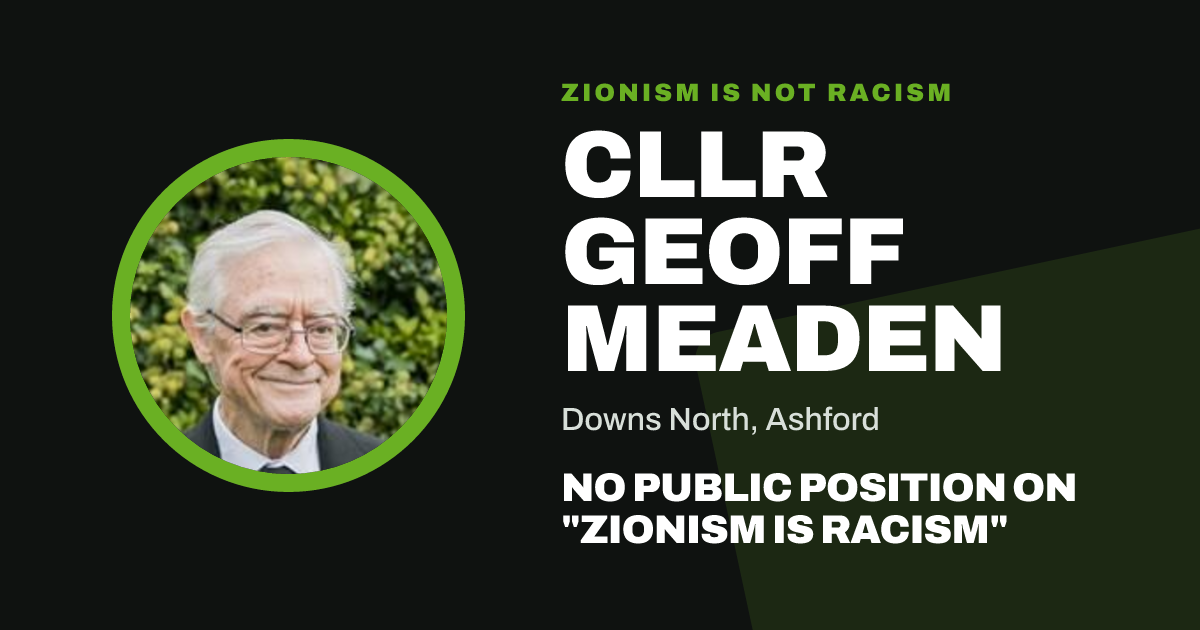 Share image: Cllr Geoff Meaden, Downs North ward, Ashford