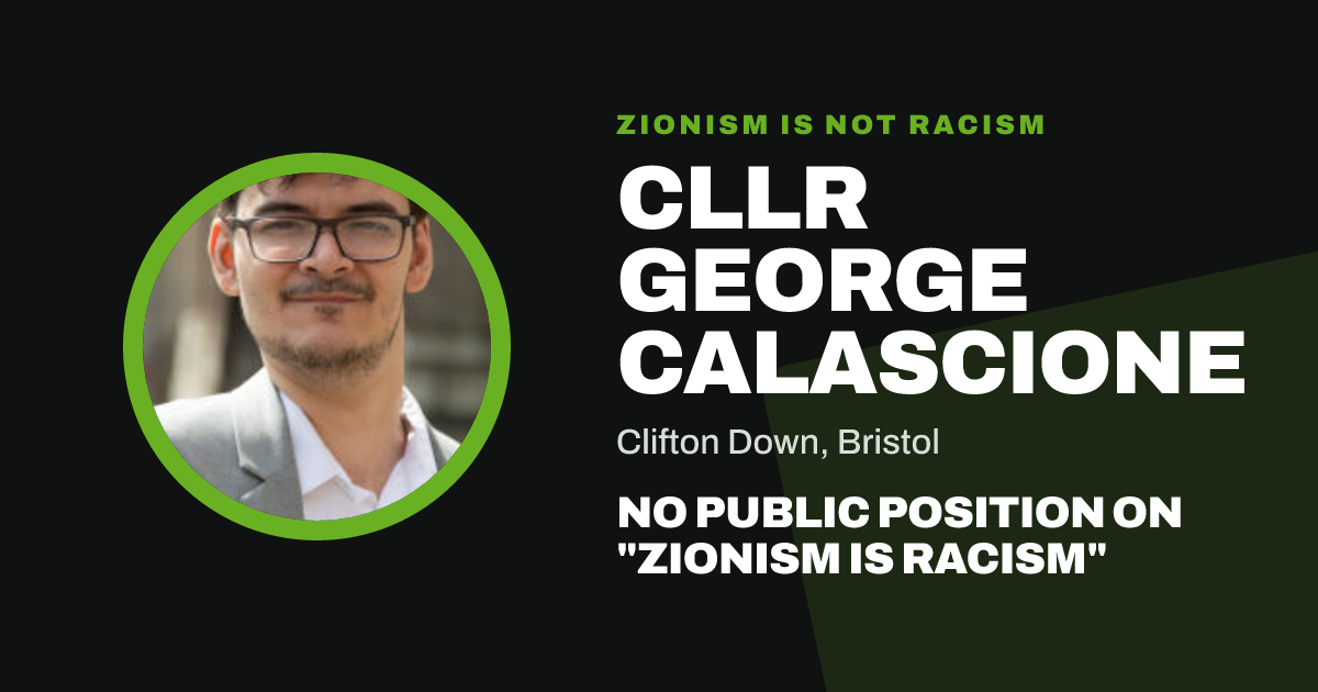 Share image: Cllr George Calascione, Clifton Down ward, Bristol