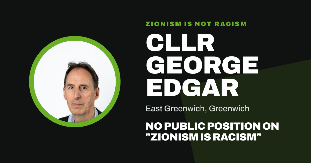 Share image: Cllr George Edgar, East Greenwich ward, Greenwich