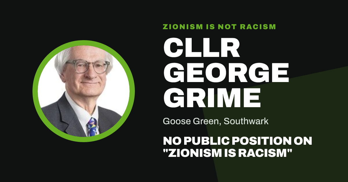 Share image: Cllr George Grime, Goose Green ward, Southwark