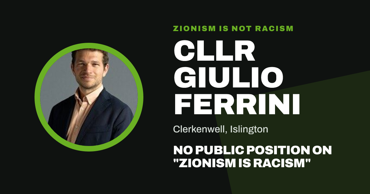Share image: Cllr Giulio Ferrini, Clerkenwell ward, Islington