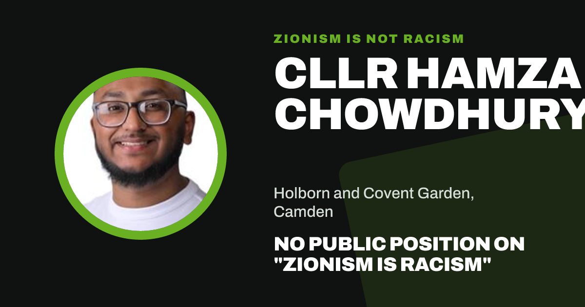 Share image: Cllr Hamza Chowdhury, Holborn and Covent Garden ward, Camden