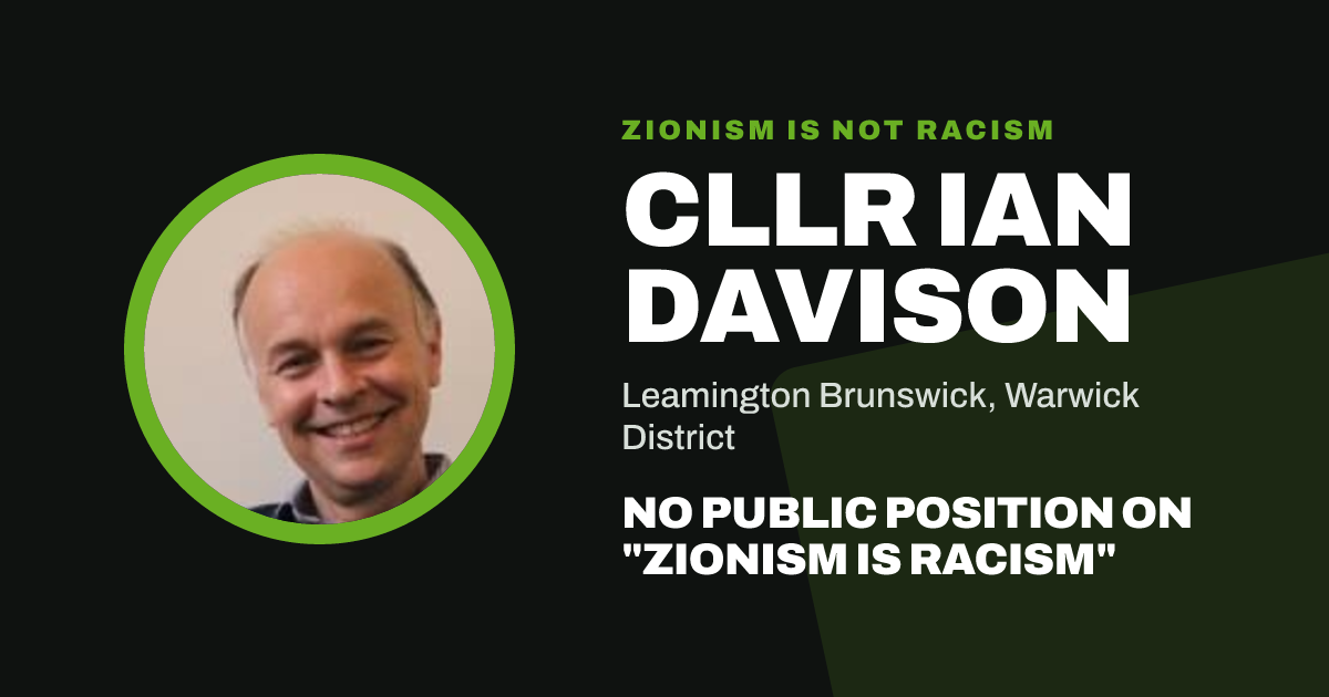 Share image: Cllr Ian Davison, Leamington Brunswick ward, Warwick District