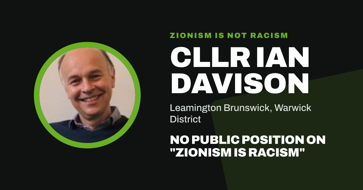 Share image: Cllr Ian Davison, Leamington Brunswick ward, Warwick District
