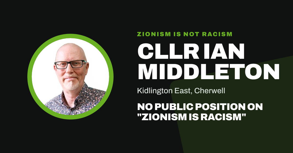 Share image: Cllr Ian Middleton, Kidlington East ward, Cherwell