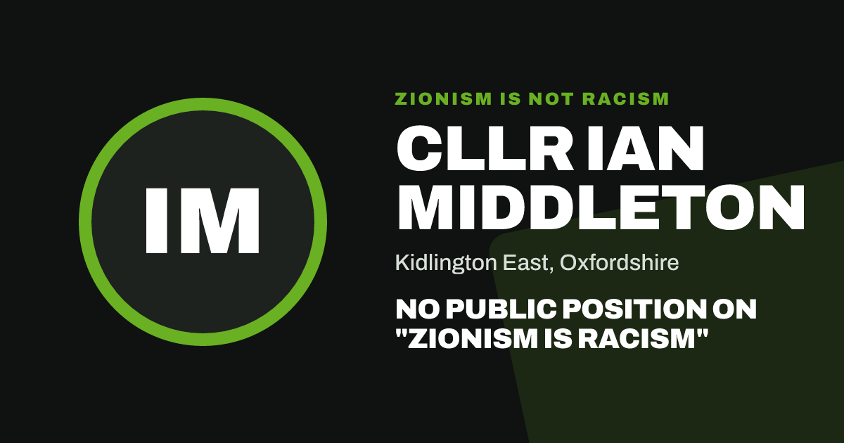 Share image: Cllr Ian Middleton, Kidlington East ward, Oxfordshire