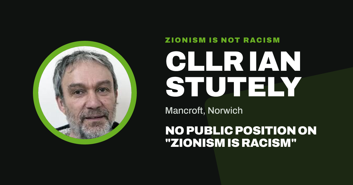 Share image: Cllr Ian Stutely, Mancroft ward, Norwich