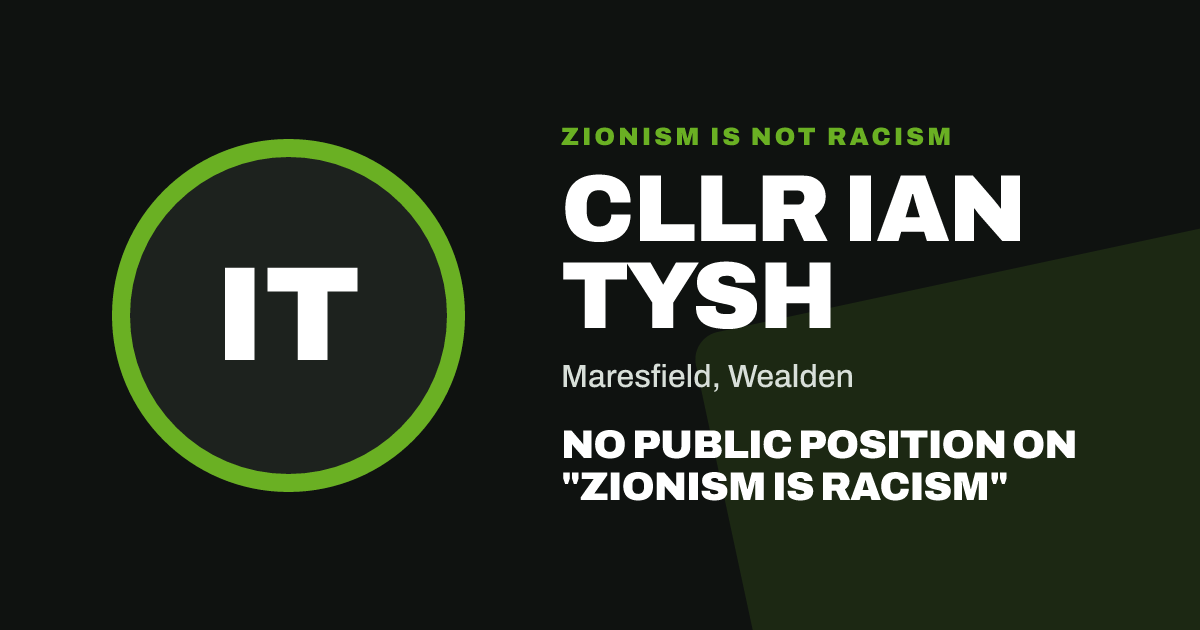 Share image: Cllr Ian Tysh, Maresfield ward, Wealden