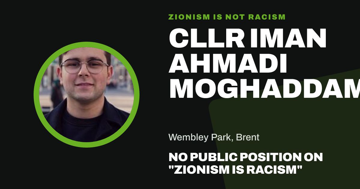 Share image: Cllr Iman Ahmadi Moghaddam, Wembley Park ward, Brent