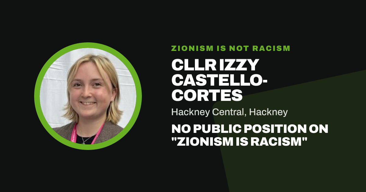 Share image: Cllr Izzy Castello-Cortes, Hackney Central ward, Hackney