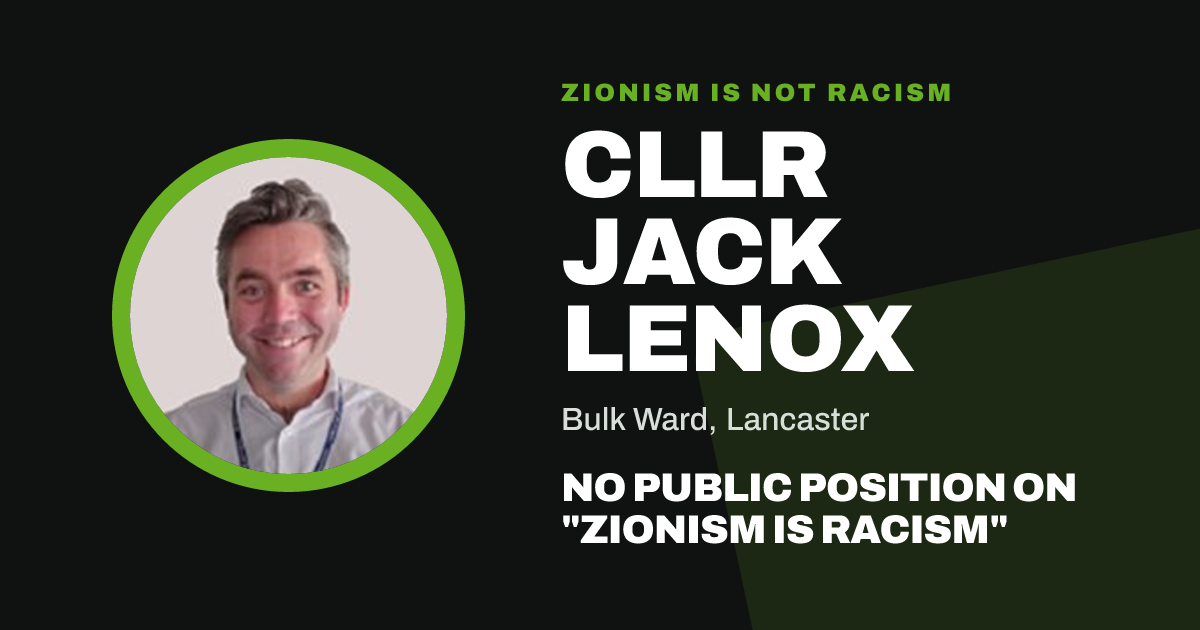 Share image: Cllr Jack Lenox, Bulk Ward ward, Lancaster