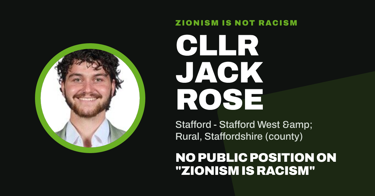 Share image: Cllr Jack Rose, Stafford - Stafford West & Rural ward, Staffordshire (county)