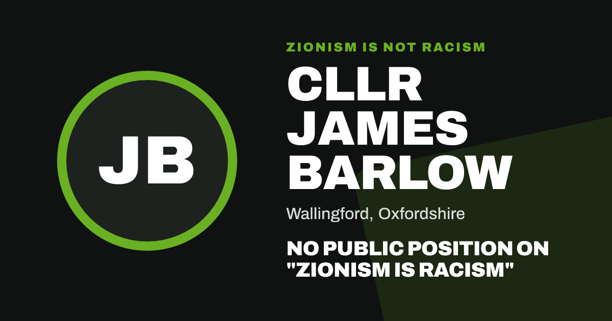 Share image: Cllr James Barlow, Wallingford ward, Oxfordshire
