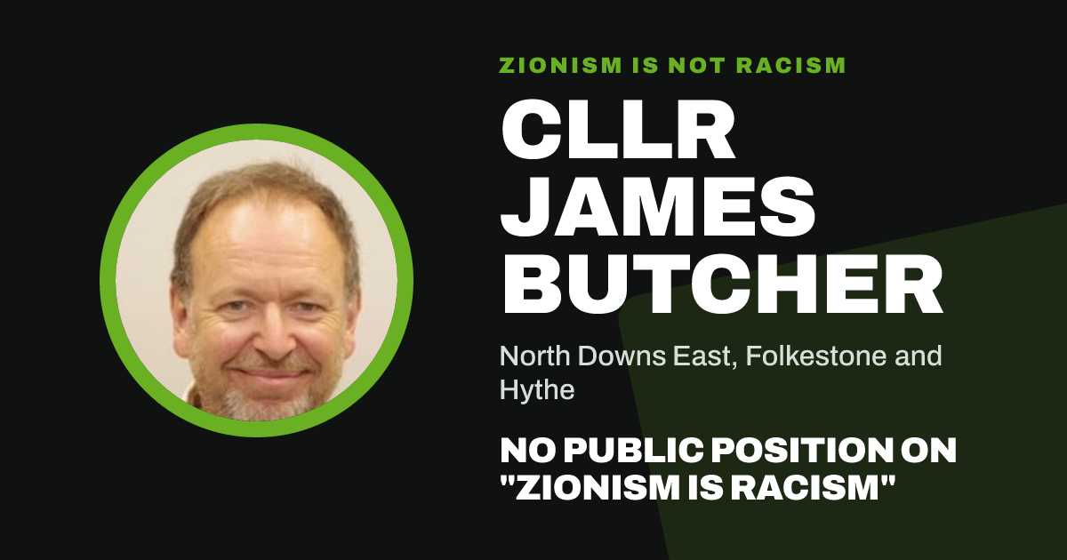 Share image: Cllr James Butcher, North Downs East ward, Folkestone and Hythe