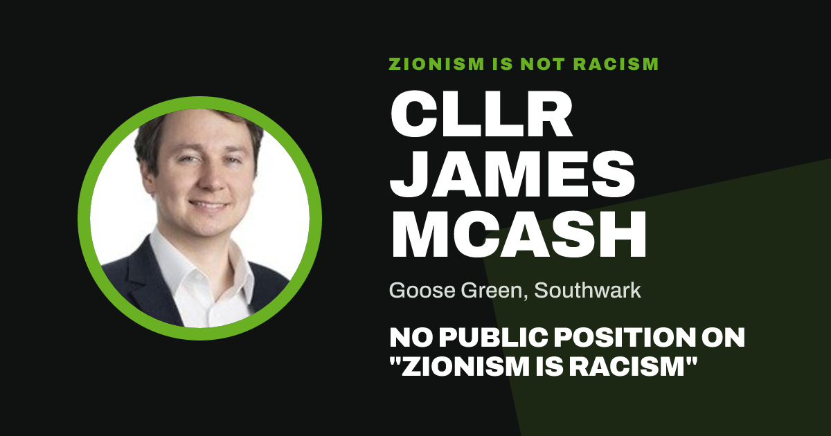 Share image: Cllr James McAsh, Goose Green ward, Southwark
