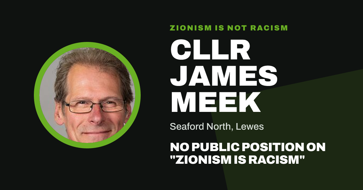Share image: Cllr James Meek, Seaford North ward, Lewes