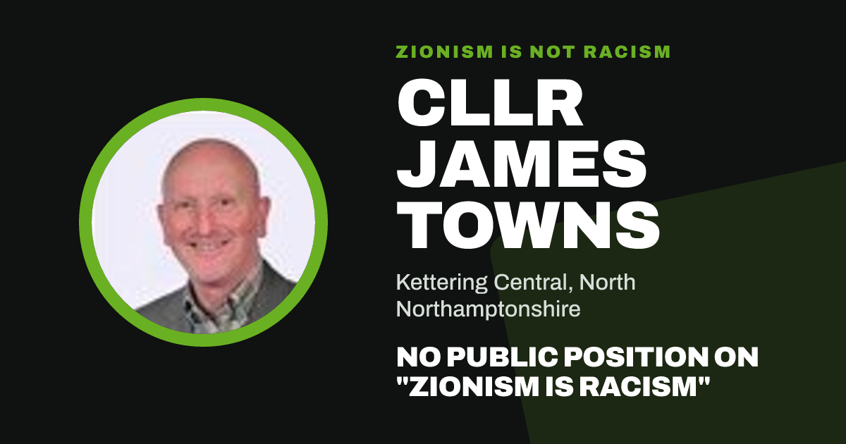 Share image: Cllr James Towns, Kettering Central ward, North Northamptonshire