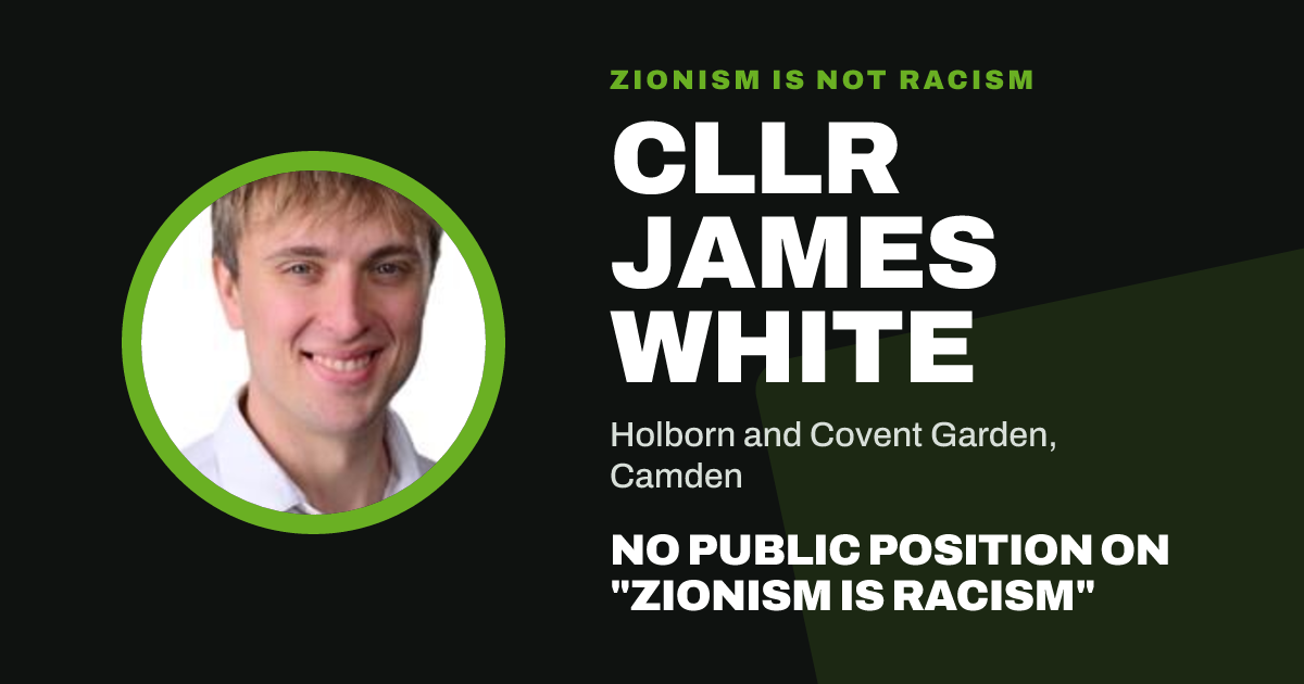 Share image: Cllr James White, Holborn and Covent Garden ward, Camden