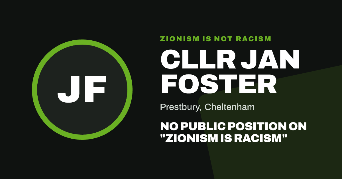 Share image: Cllr Jan Foster, Prestbury ward, Cheltenham