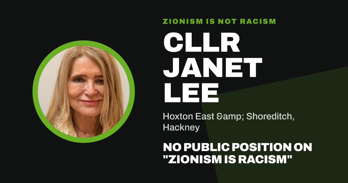 Share image: Cllr Janet Lee, Hoxton East & Shoreditch ward, Hackney