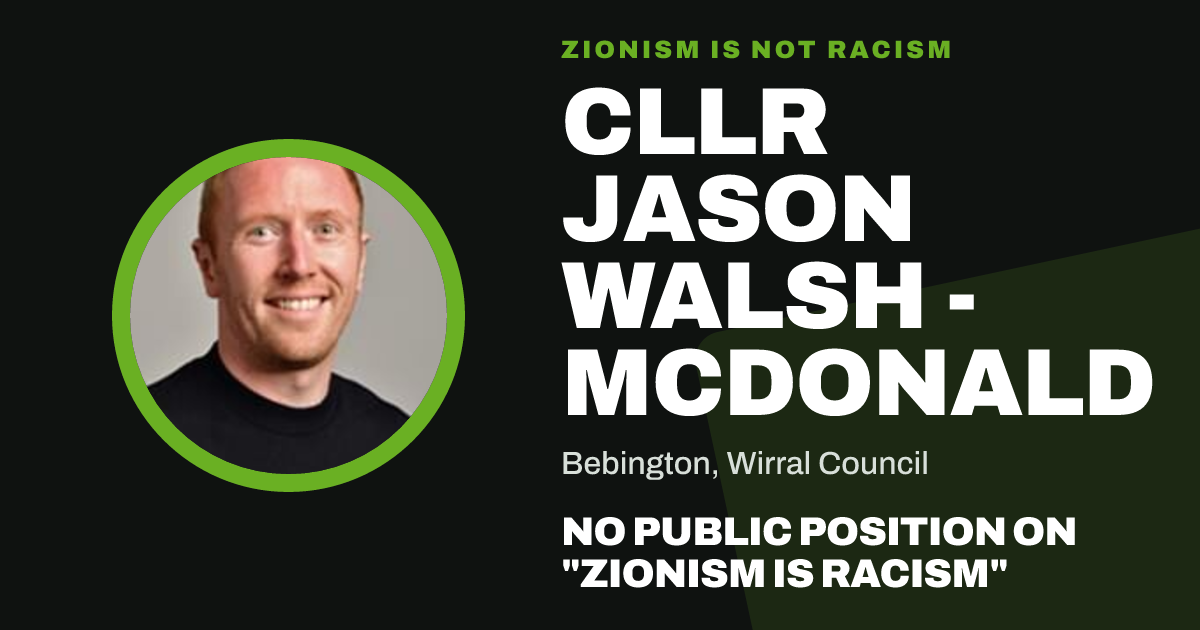 Share image: Cllr Jason Walsh - McDonald, Bebington ward, Wirral Council