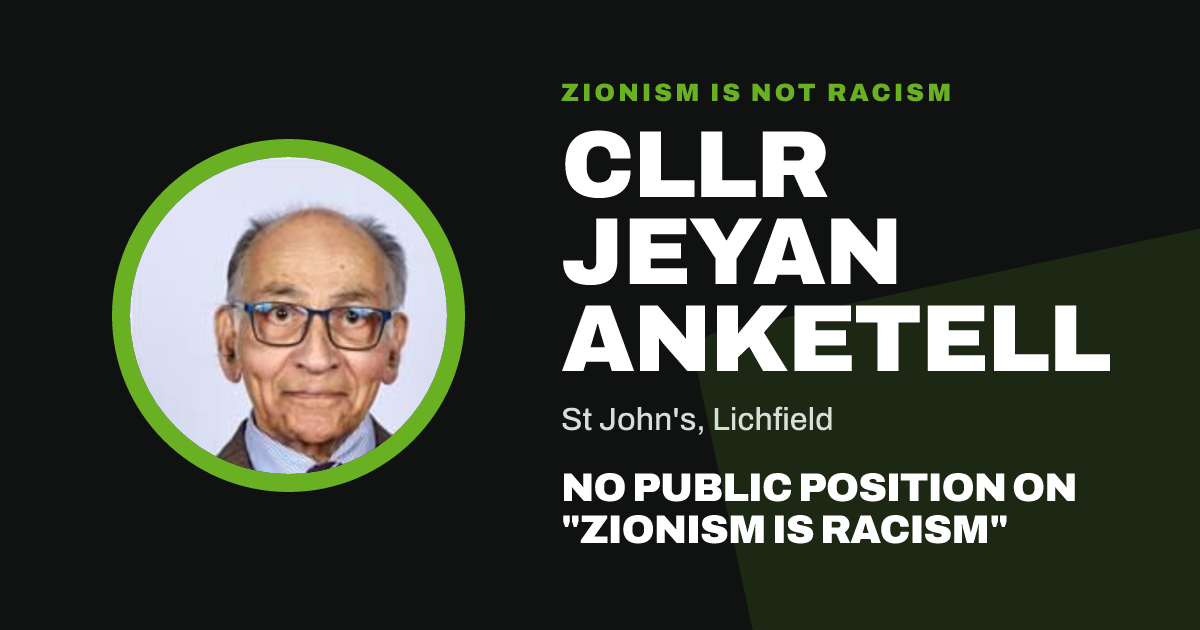 Share image: Cllr Jeyan Anketell, St John's ward, Lichfield