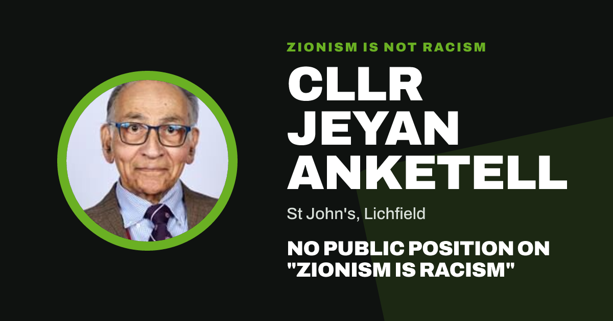 Share image: Cllr Jeyan Anketell, St John's ward, Lichfield