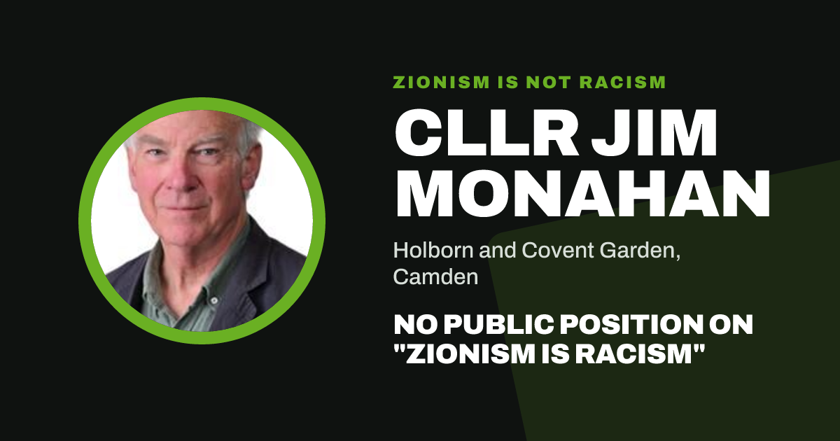 Share image: Cllr Jim Monahan, Holborn and Covent Garden ward, Camden