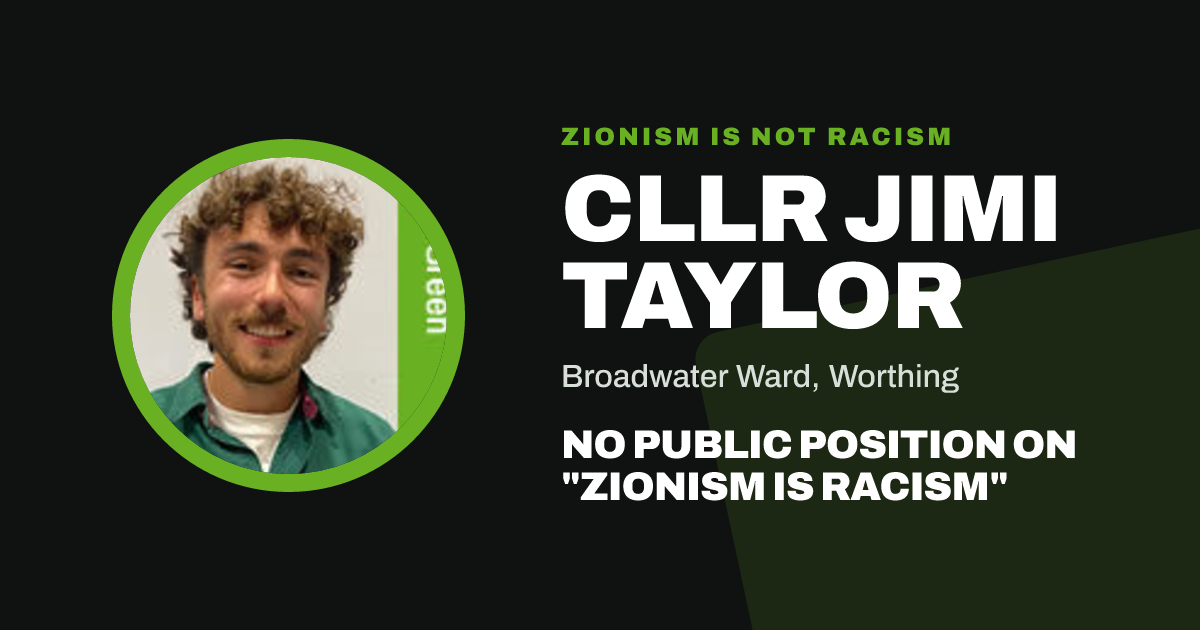 Share image: Cllr Jimi Taylor, Broadwater Ward ward, Worthing