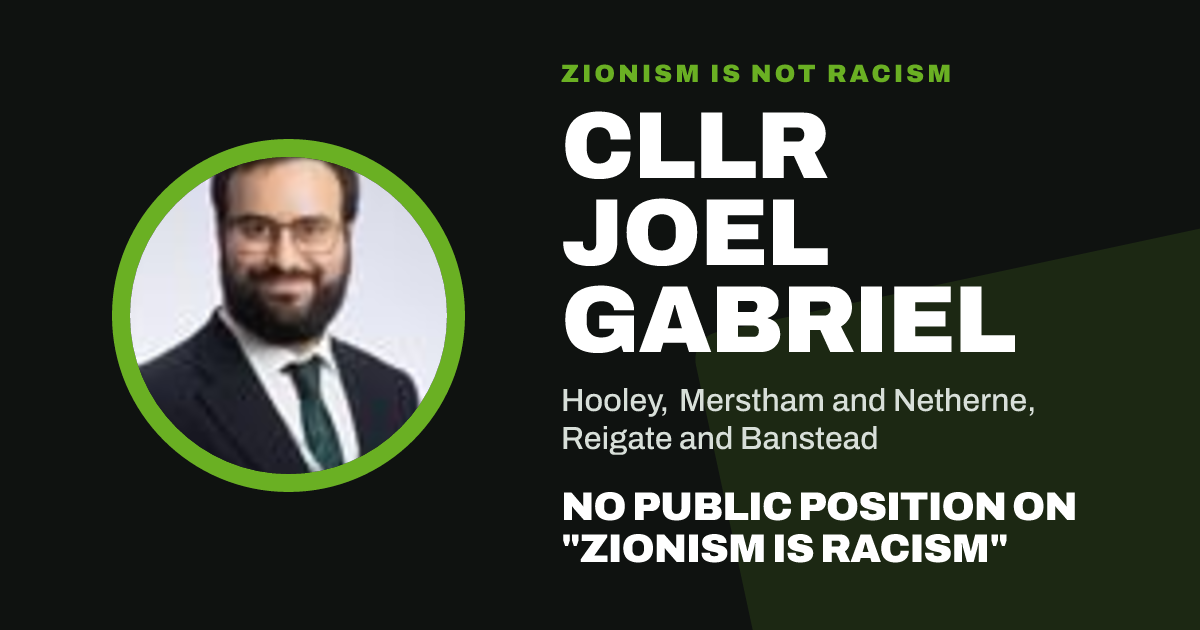 Share image: Cllr Joel Gabriel, Hooley, Merstham and Netherne ward, Reigate and Banstead
