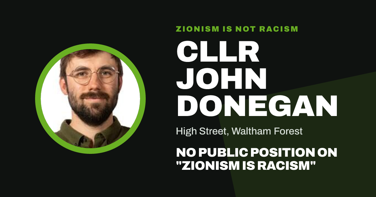 Share image: Cllr John Donegan, High Street ward, Waltham Forest