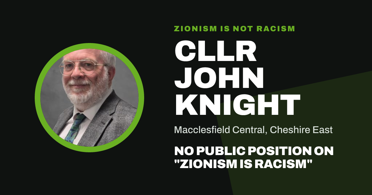 Share image: Cllr John Knight, Macclesfield Central ward, Cheshire East