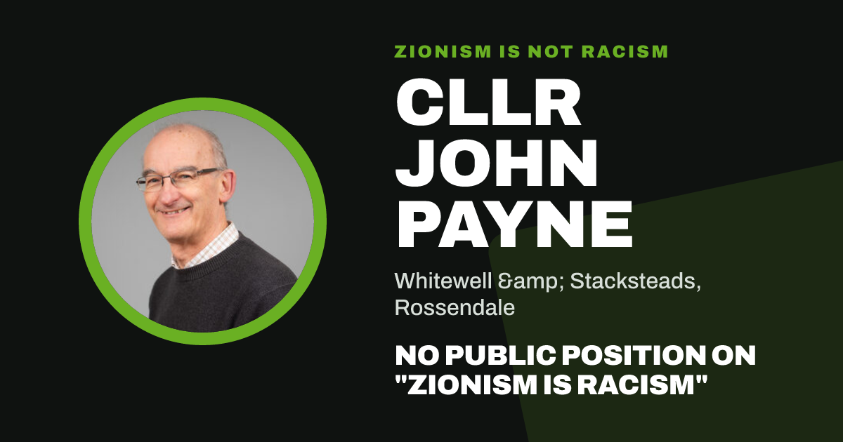 Share image: Cllr John Payne, Whitewell & Stacksteads ward, Rossendale